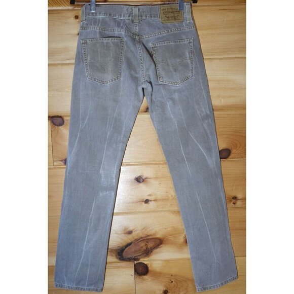 Levi's The Original Jeans Skinny 511 30x30 Gray Medium Wash Straight Leg Flaw - Picture 12 of 16
